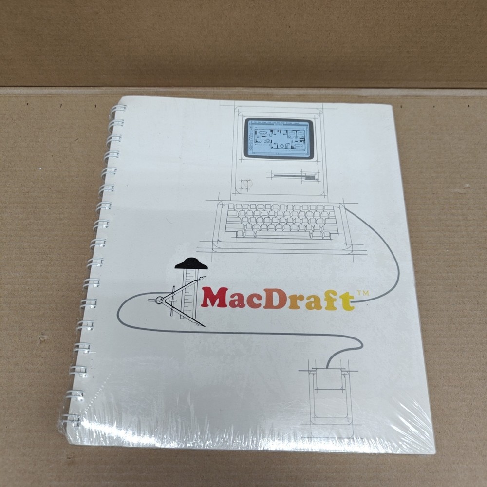 vintage MacDraft software manual By Innovative Data Design (Idd inc.) NEW
