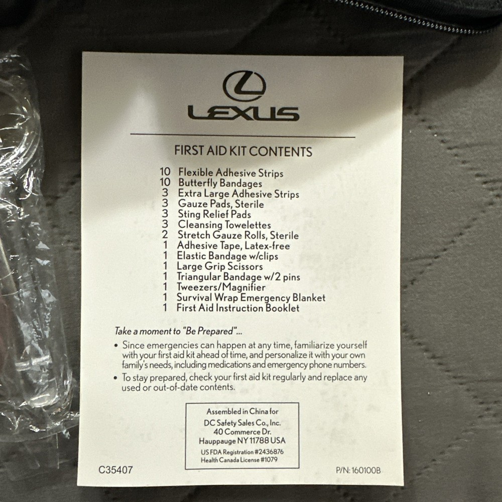 Lexus First Aid Kit