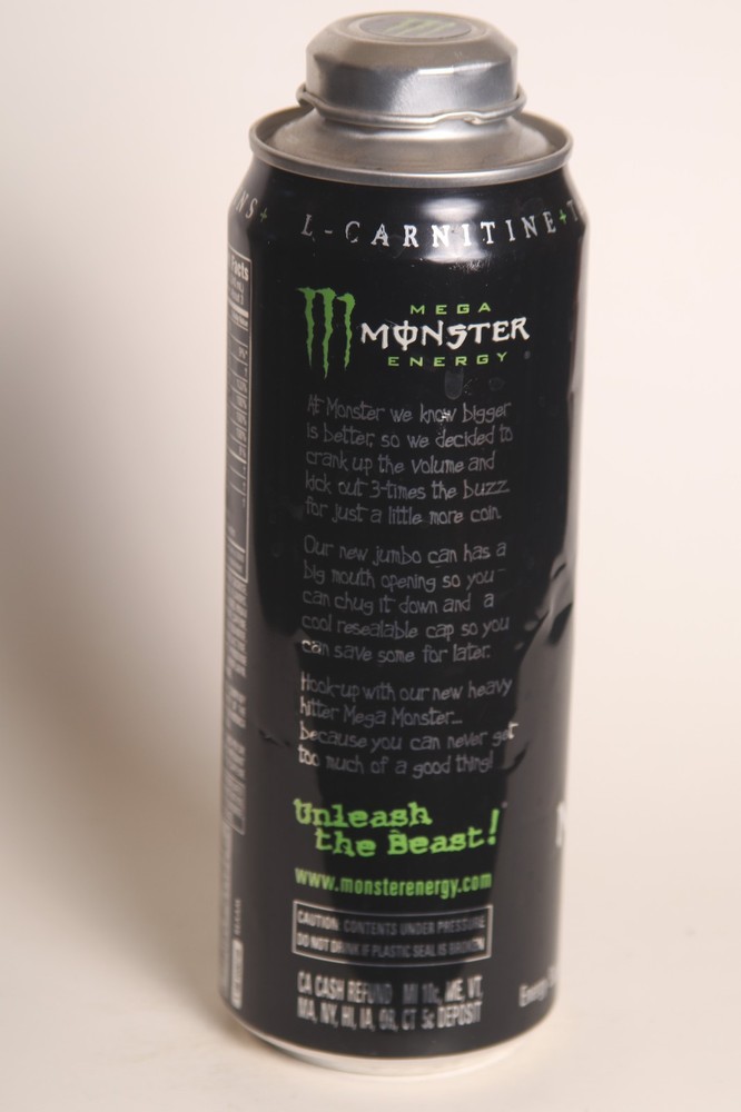 Mega Monster Energy 24oz Can Empty 2010