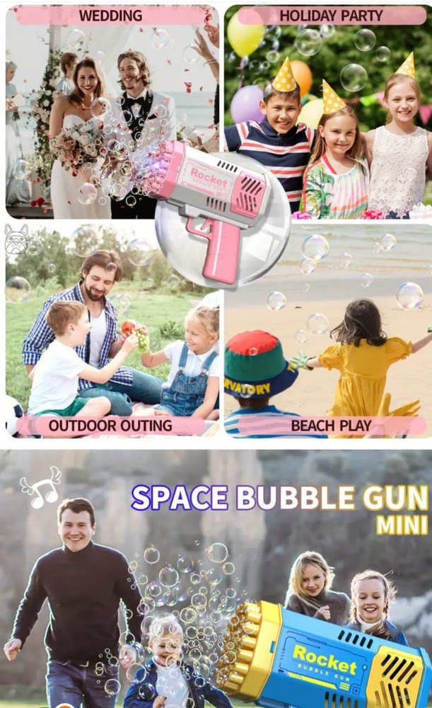 Rochet Bubble Gun Various colors