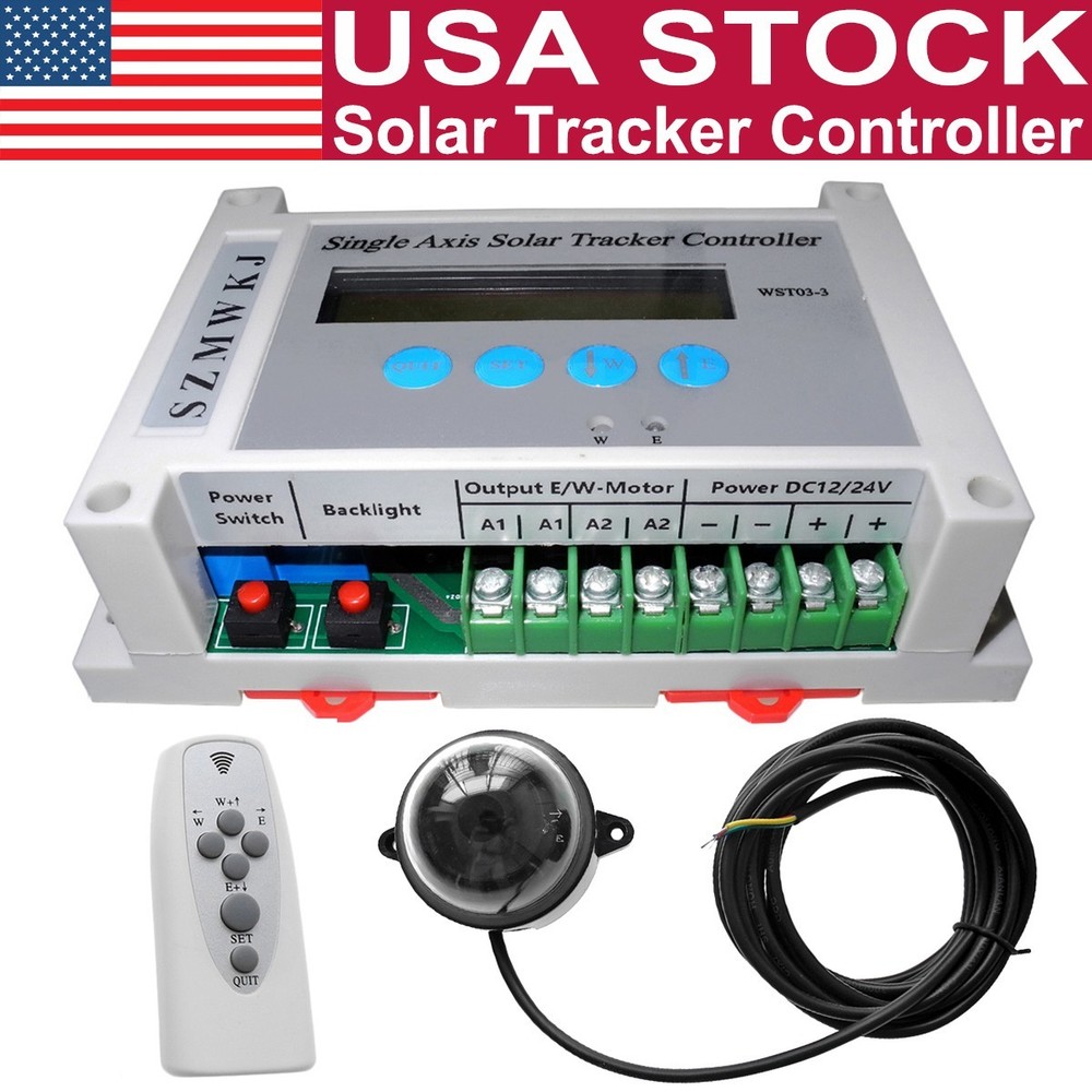 Electronic Single Axis Solar Tracker Controller for Solar Tracking Sun Track Kit