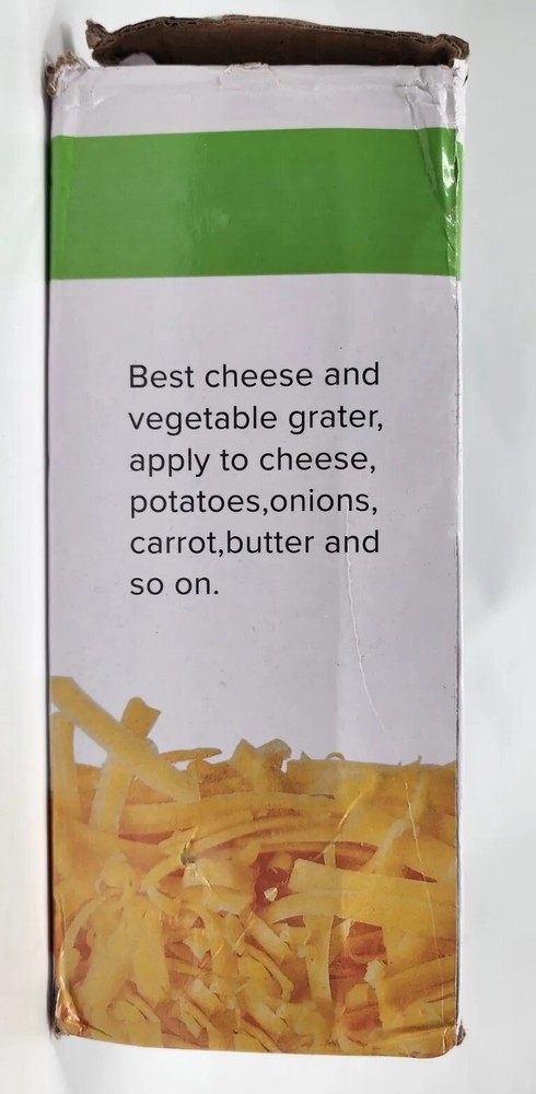 Thinage Easily & Funny 2-Way Grate & Measure Container, White