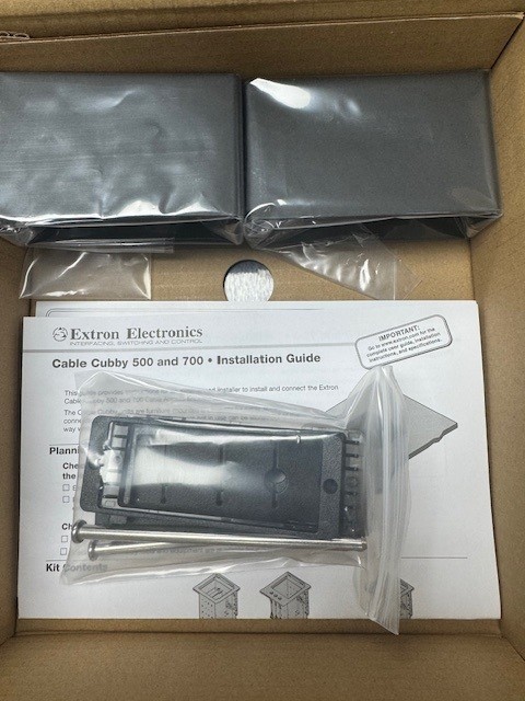 Extron Cable Cubby 700 BLK No AC