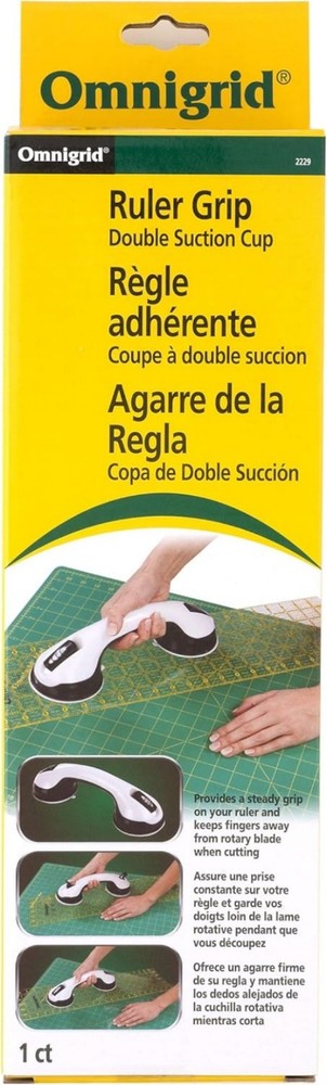Ruler Grip Double Suction Cup