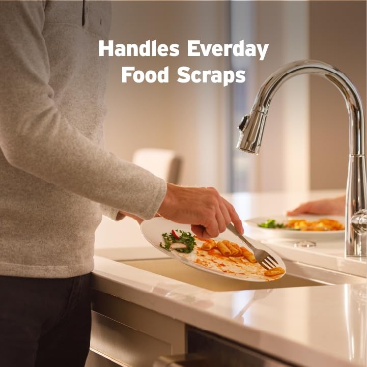 InSinkErator BADGER5W/CORD Badger 5 Garbage Disposal with Cord, 1/2 HP