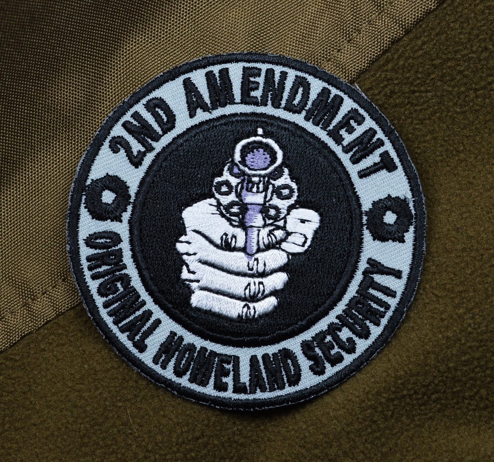 2nd Amendment Round Original Homeland Security Patch