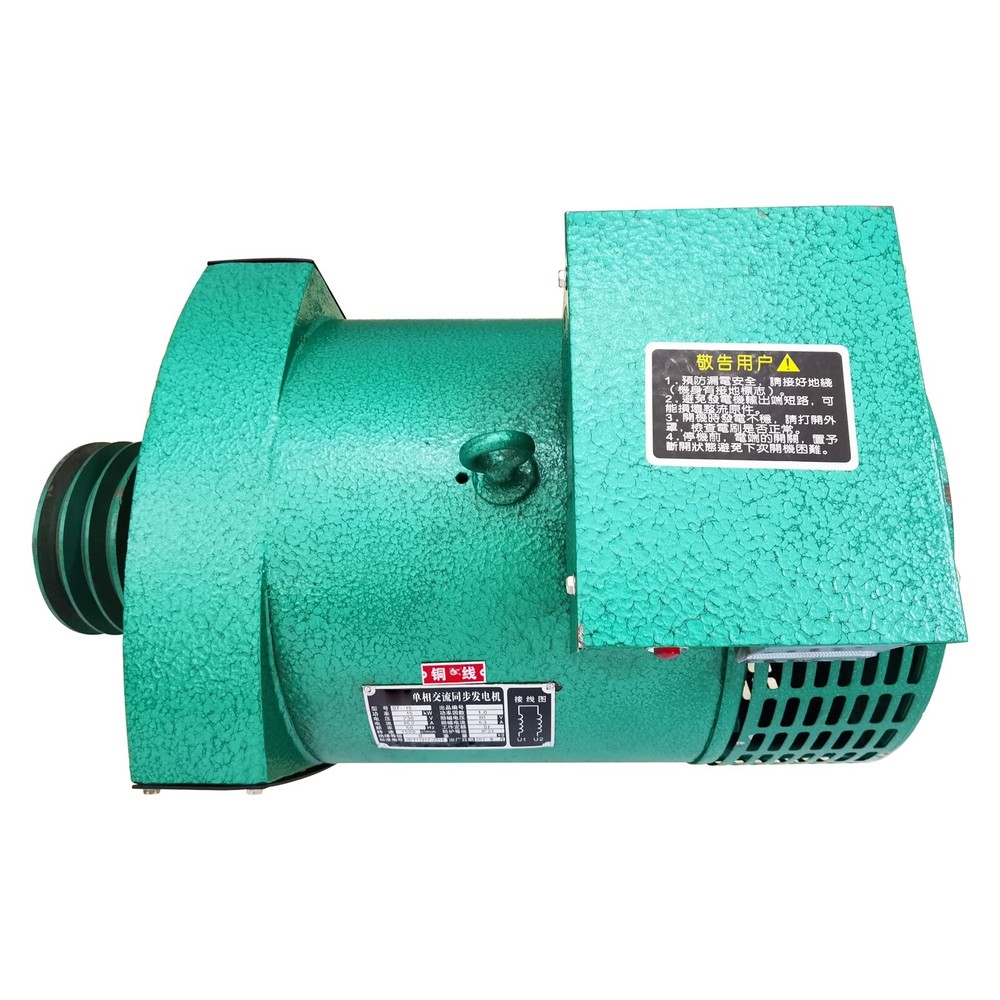 220V 1-Phase Driven Generator Brushed Generator Pure Copper Engine