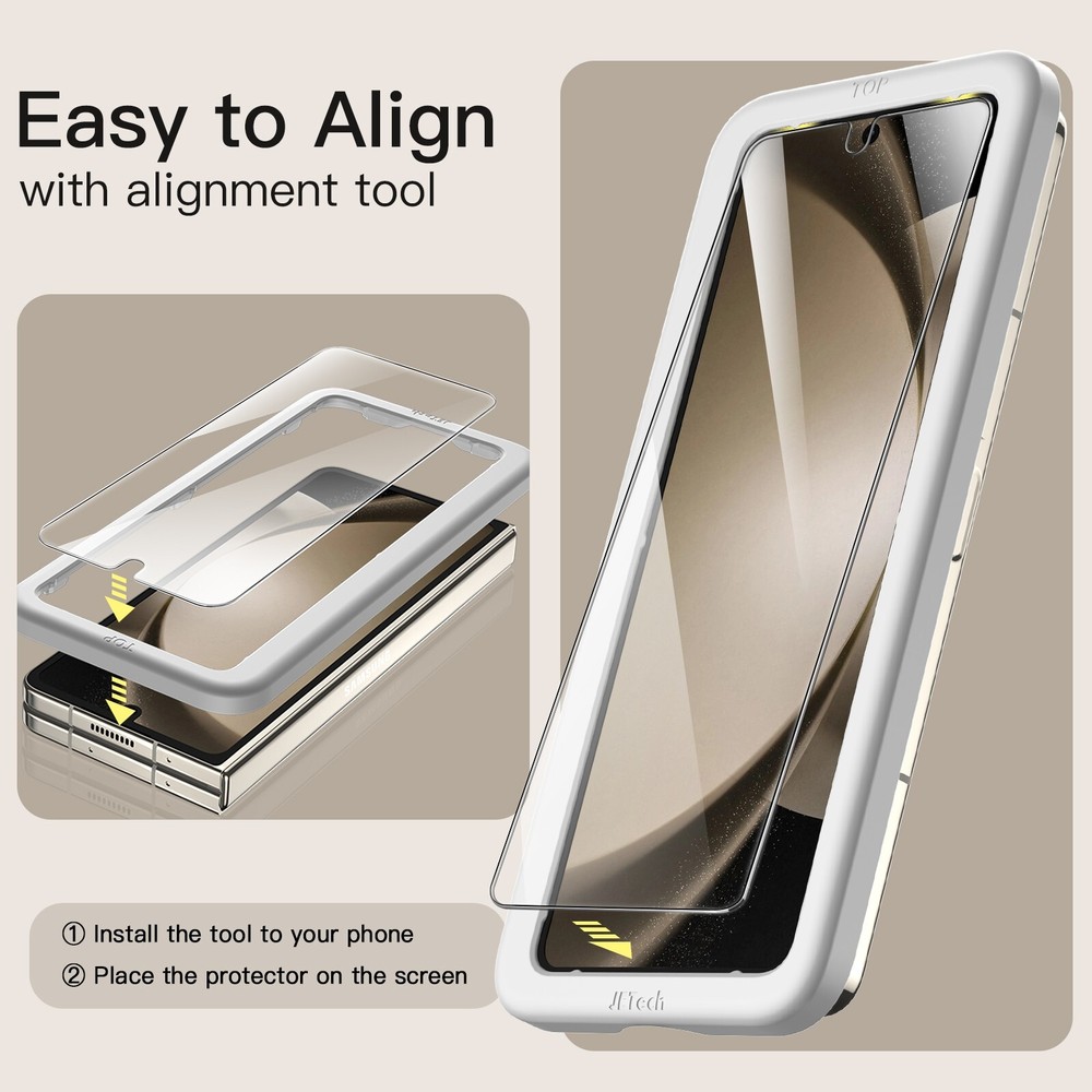JETech Front Screen Protector for Samsung Galaxy Z Fold 5, 3-Pack