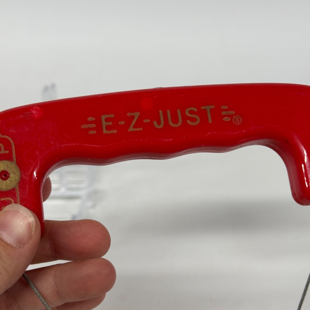 Vintage E-Z-JUST Control Line Model Airplane Handle Red 5" Throw