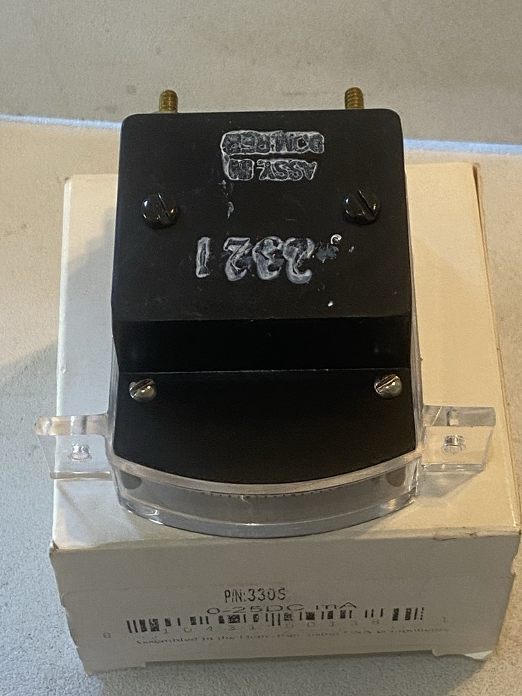 3306 PANEL METER - 0-25 DC MILLIAMPERES