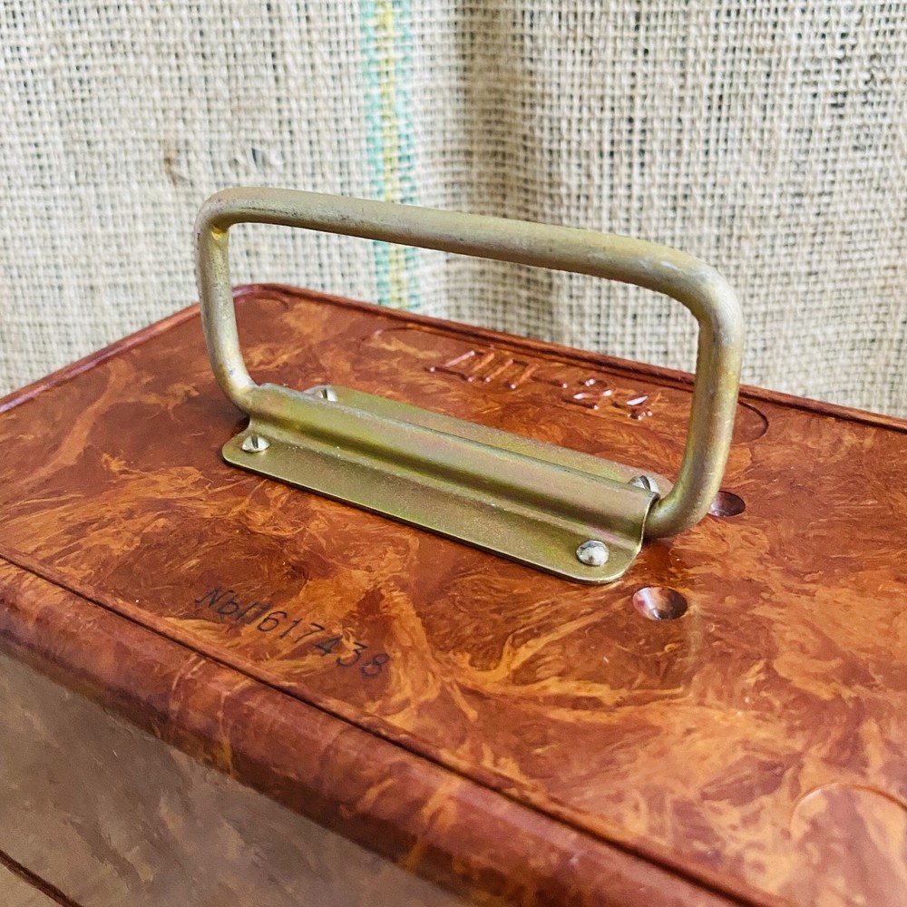 Soviet Bakelite box. Russian Shells/cartridges storage container. Ammo box USSR.