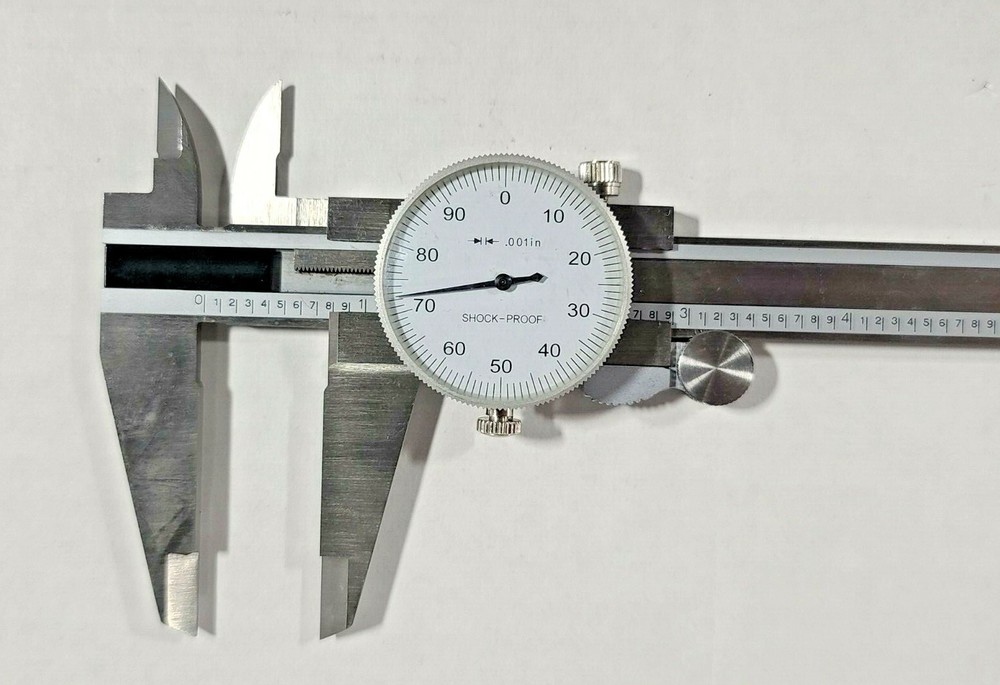 8" DIAL CALIPER & DEPTH GAGE L160
