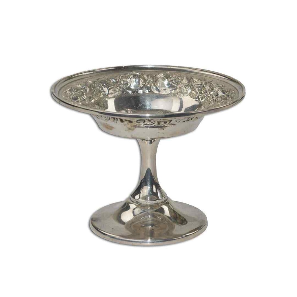 Sterling Silver Small Stem Candy Dish 5.435ozt