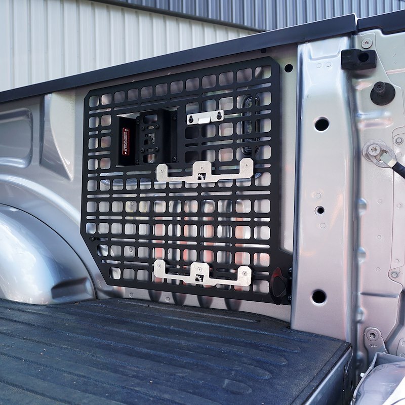 BuiltRight Industries 201102 Molle Cargo Panel Tool Box Bracket; Use To Mount Mi