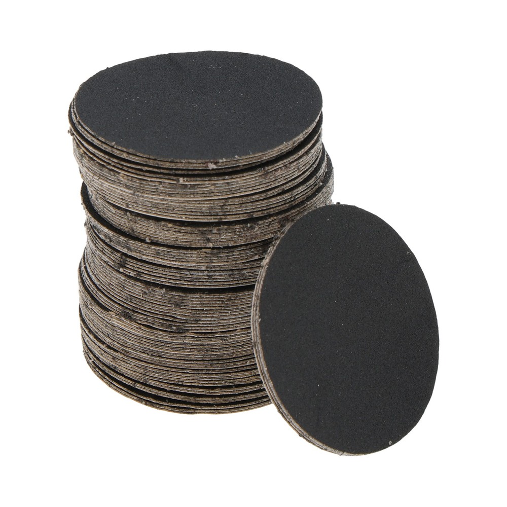 Sandpaper Round 30x30mm 600 Grit 100 Pcs Black Hook & Loop Sanding Sheets