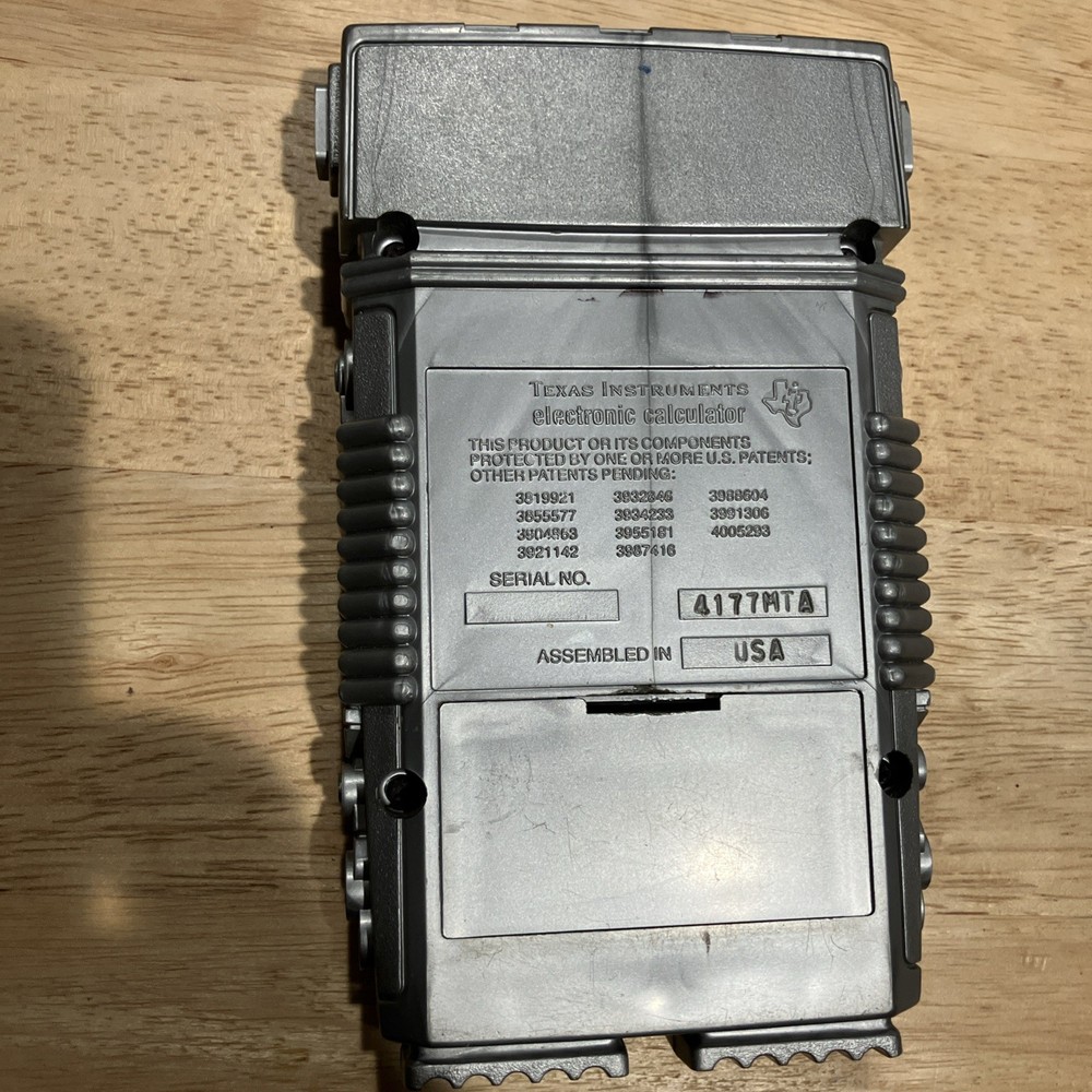 Vintage Texas Instruments TI Dataman Toy Learning Calculator Educational