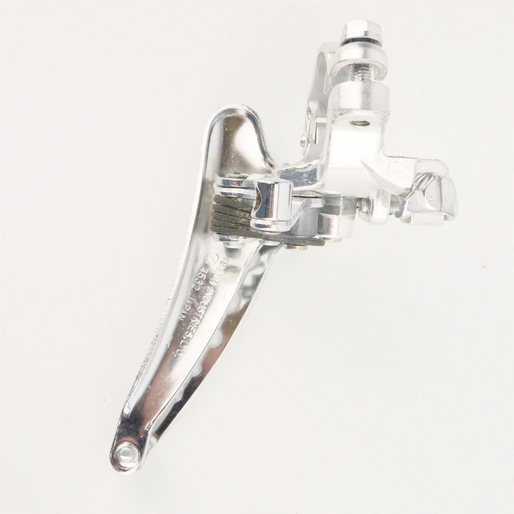 NOS Suntour Comp V Front Derailleur 28.6 Clamp Double Bottom Pull Top Normal