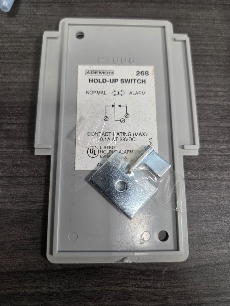 NEW Ademco 268 Hold Up Switch UL Panic Button