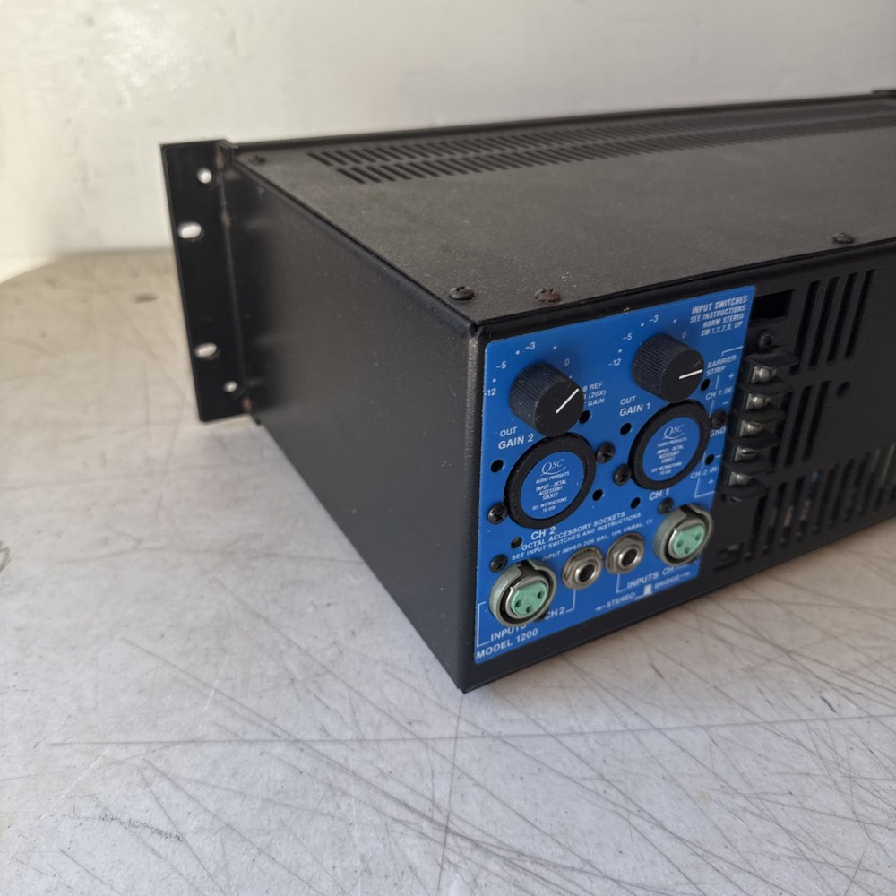 QSC Model 1200 2-Channel Power Amplifier