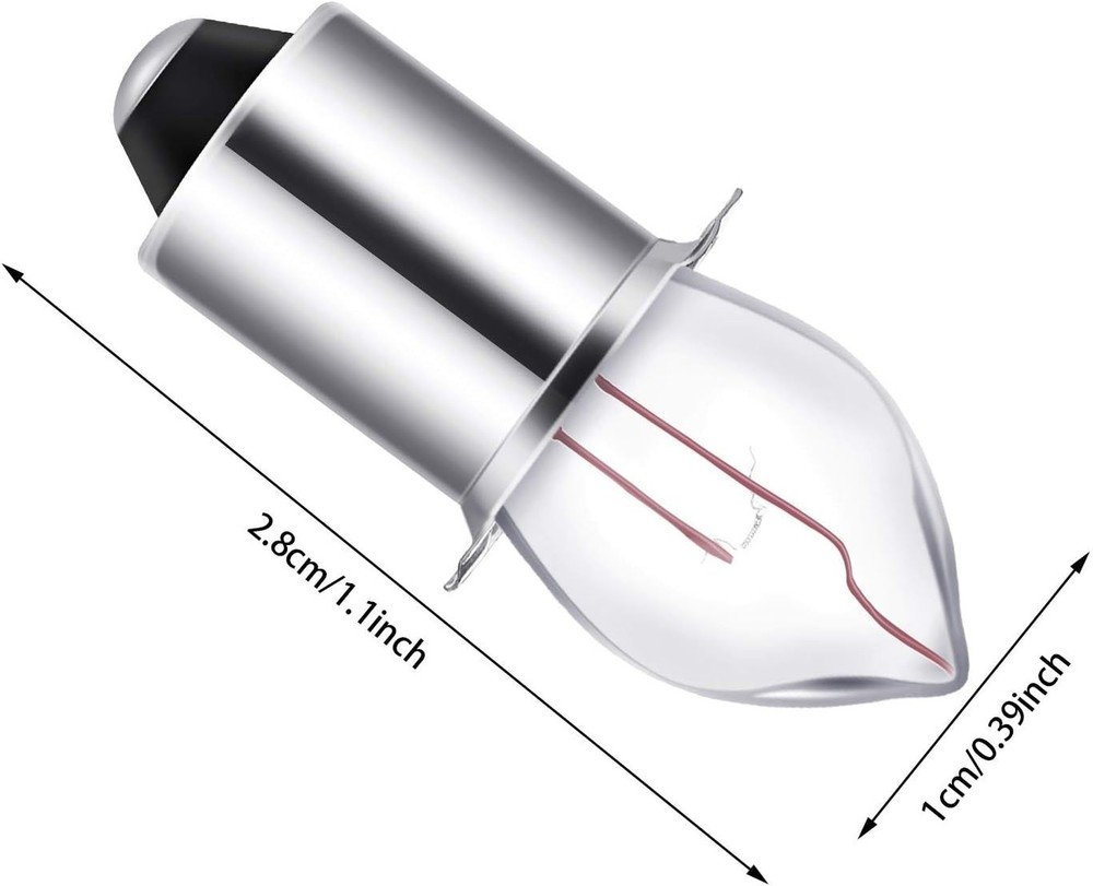 8 Pieces 2D-2.4-Volt 0.7A Krypton Replacement Bayonet Base Bulb