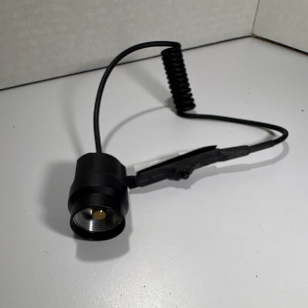 Black Remote Pressure Switch, Aluminum, Flashlight.