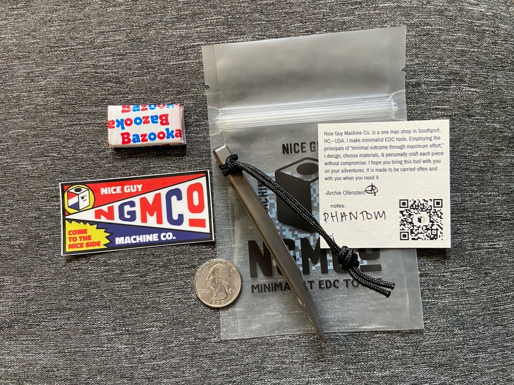 NEW! Nice Guy Machine Co. The Phanton Prybar