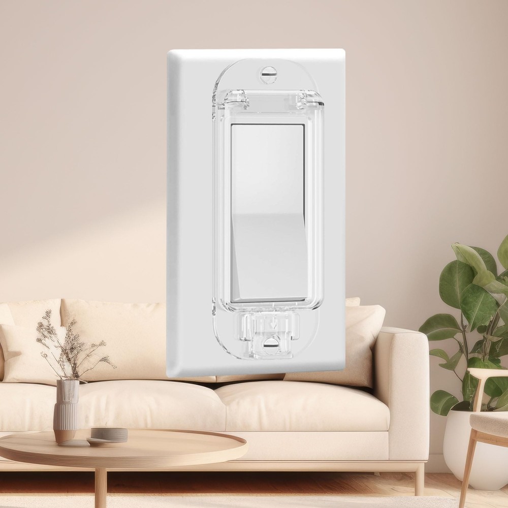 (2 Pack) Light Switch Guard Cover,Light Switch Plate,ChildProof Wall Switch G...
