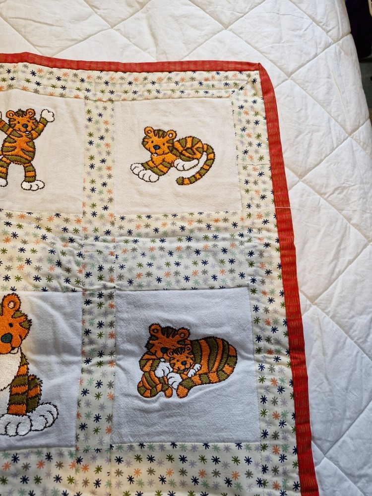 Embroidered blanket with unique design. A real one off purchase.