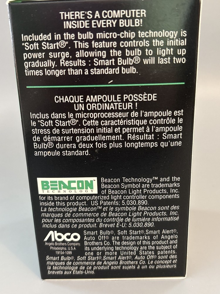 Globe Smart Bulb 30 Min Auto-Off 60W Soft Start Timer Light Bulb 71512 New Box