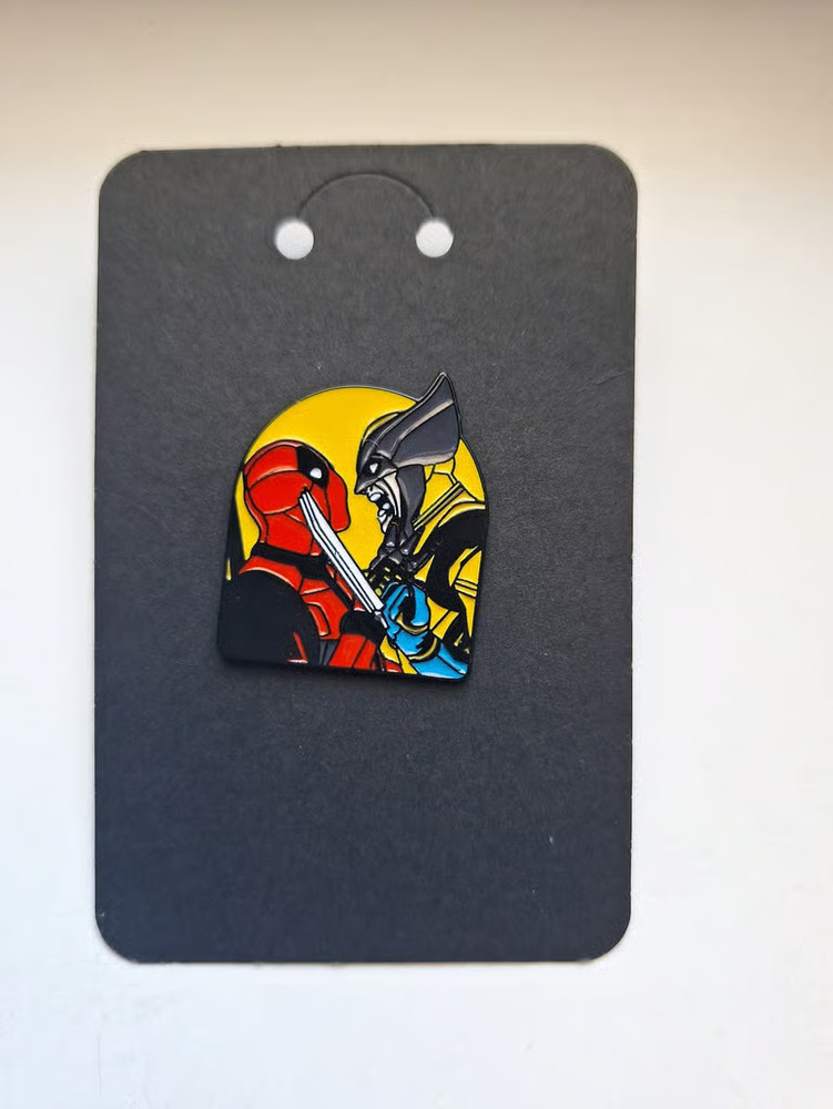 Marvel Comics Deadpool and Wolverine- Characters: Deadpool Wolverine Enamel Pin