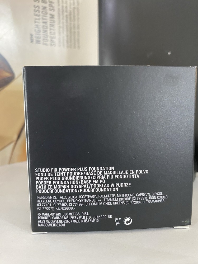 MAC Studio Fix Powder Plus Foundation, 0.52 OZ, Original / Old Formula ~ NC45