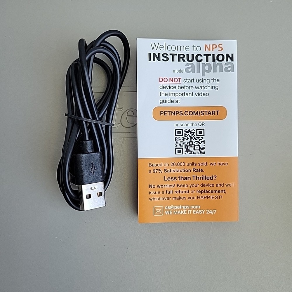 NPS Alpha Dog Behavior Trainer Anti Bark Tool Barking Control Handheld Device