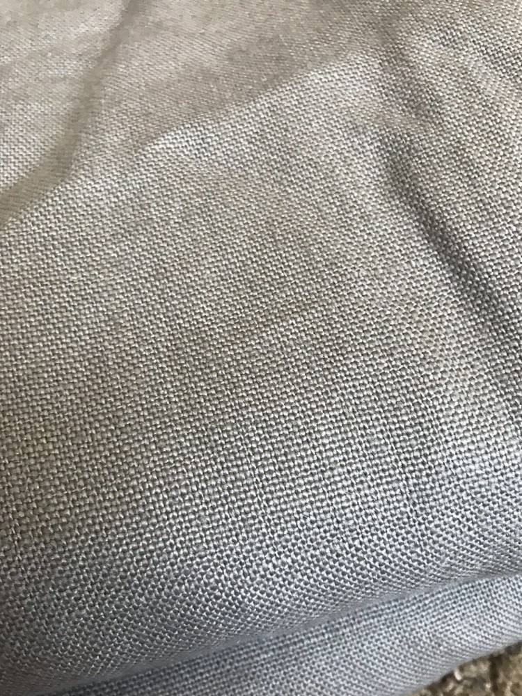 Restoration Hardware Textured Linen Drape 50x108 Fog