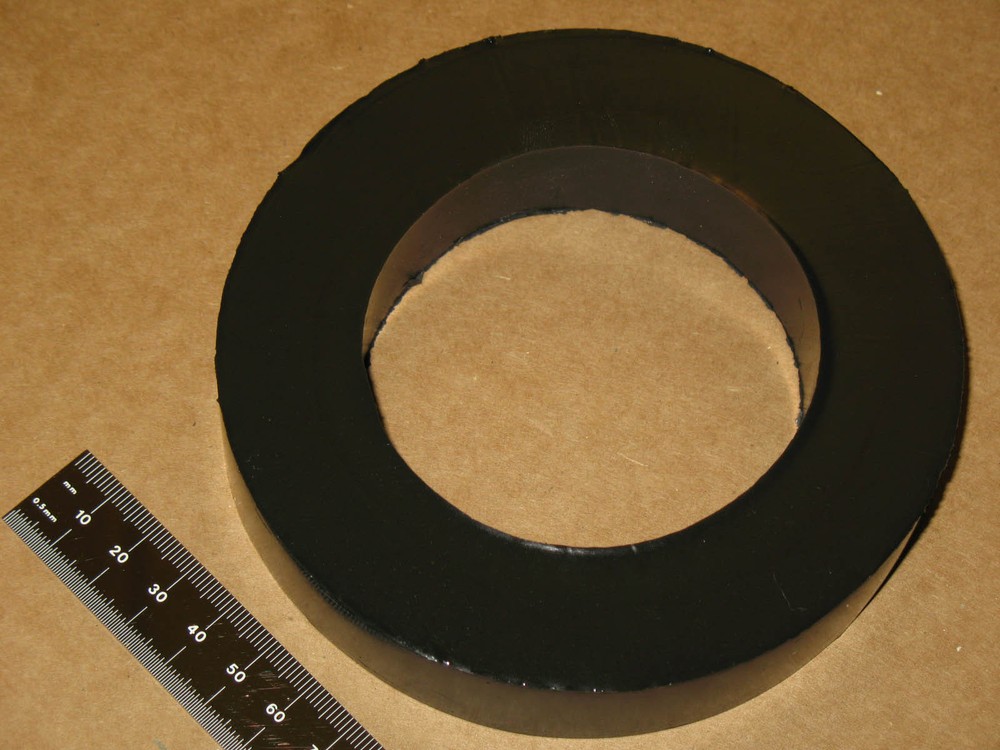 HUGE 5in Dia 1in Thick VIBRATION ISOLATION RING MATERIAL SORBOTHANE DISC POD