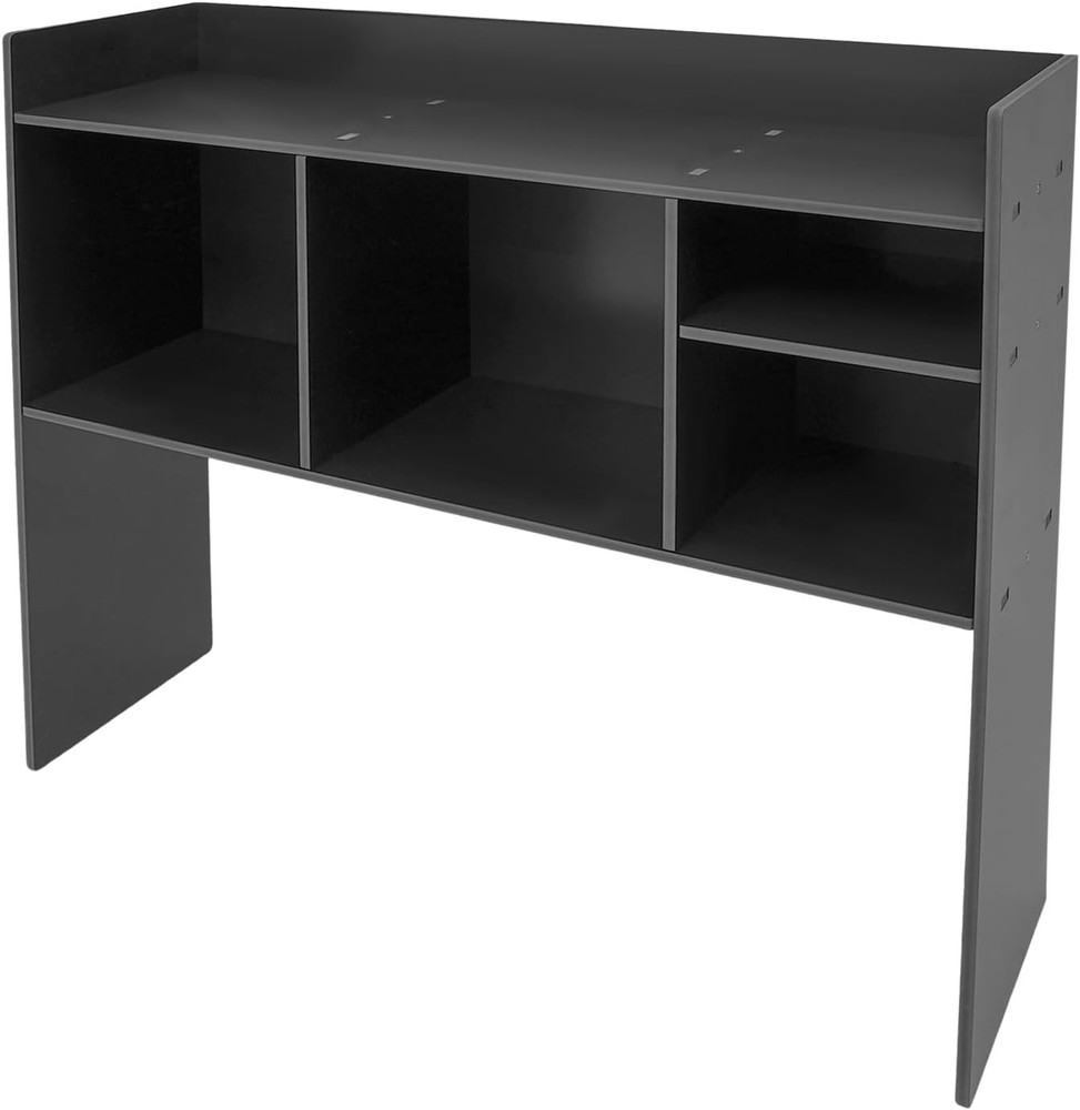 Desktop Bookshelf, Cube Storage Organizer Tabletop Bookcase w/ 6 Compartments