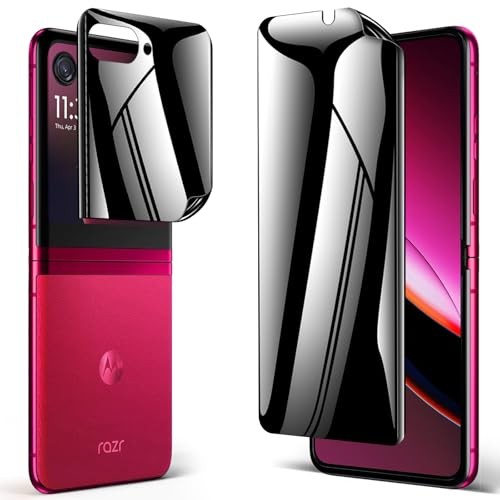 [2 Pack] for Motorola Razr Plus 2025 Privacy Screen Protector, 1 Pack Internal