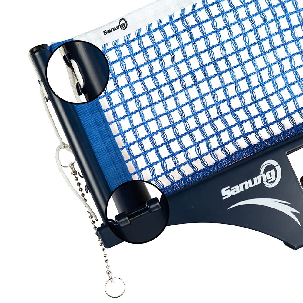 S405 Table Tennis Net and Post Set, Thickened Folding Ping Pong Table Net and...