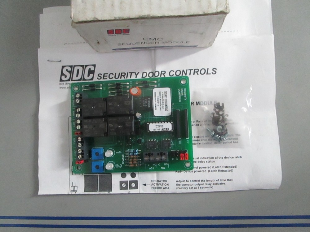 NEW OEM Security Door Controls EMC Sequencer Module 0820