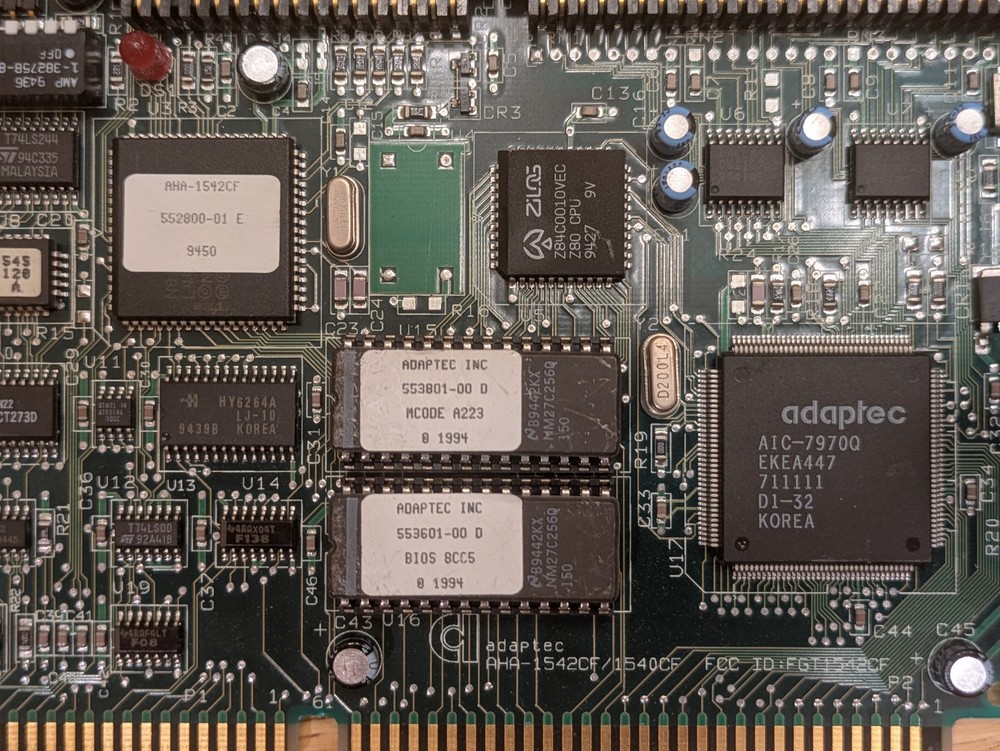 Adaptec AHA-1542CF ISA SCSI-2 Host Adapter Card