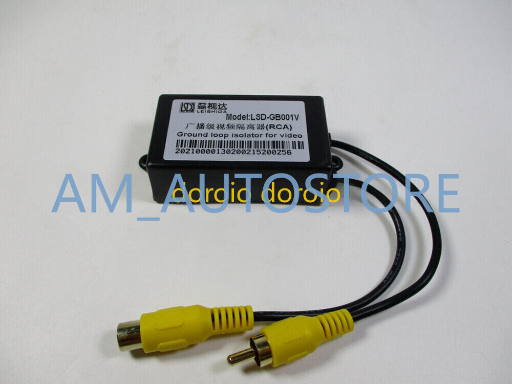 1PCS RCA video isolator anti-interference AV filter eliminates strong current