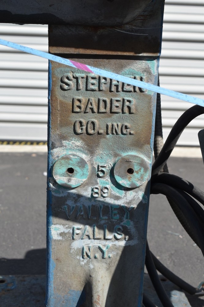Stephen Bader Space Saver belt grinder