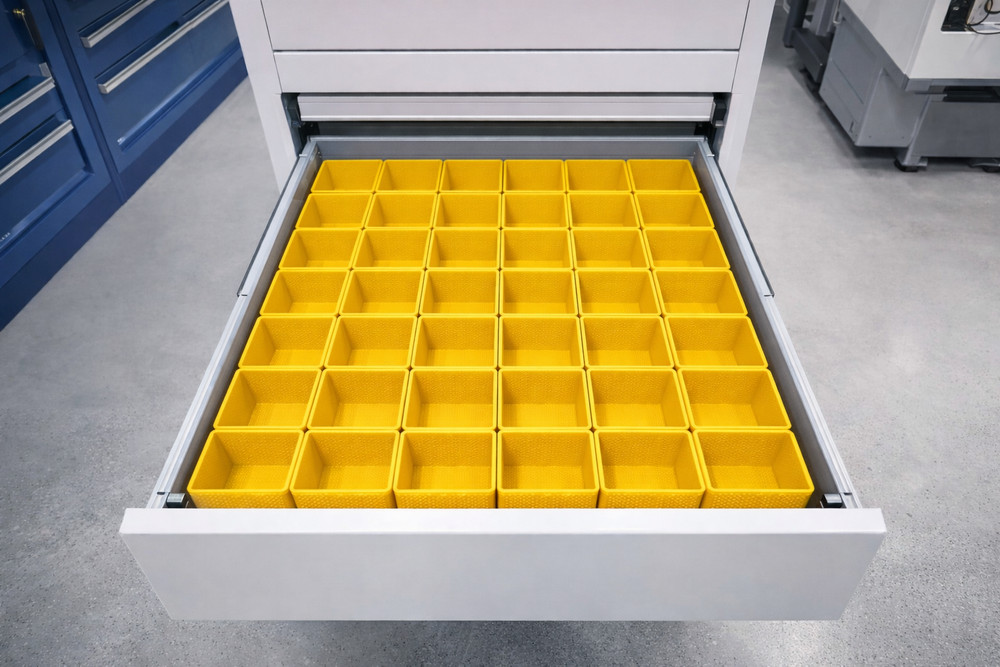 32pc 3x6" Drawer Organizer Bins Modular Storage Hardware Craft Toolbox System