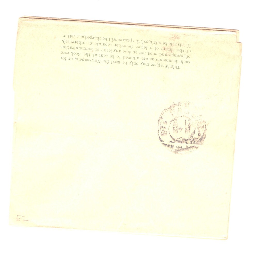 Gibraltar large wrapper 1900 to Austria