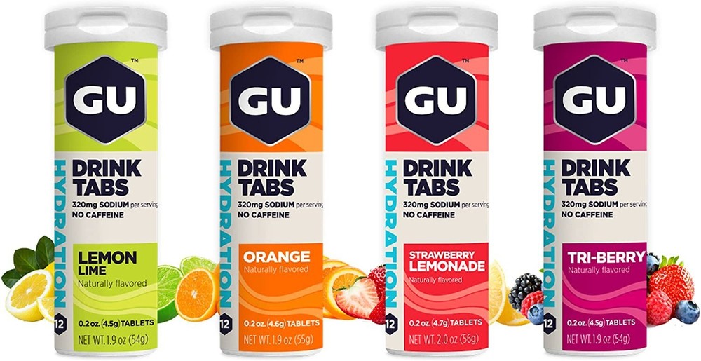 GU Energy Hydration Electrolyte Drink Tablets, 4-Count (48 Servings), Assorted