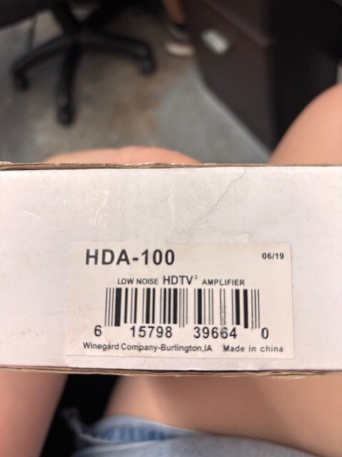 WINEGARD - HDA-100 - 15 dB Gain Distribution Amplifier