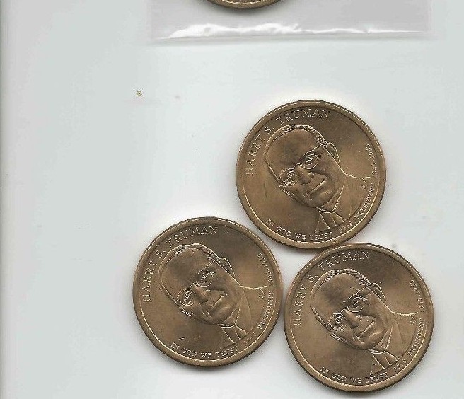 2015 –P President Truman Dollar.
