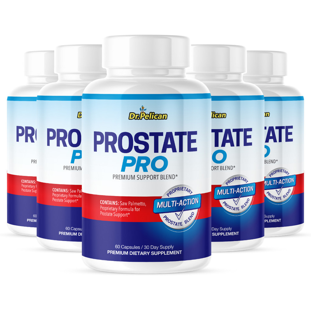 Prostate Pro- Prostate Support- 5 Bottles-300 Capsules