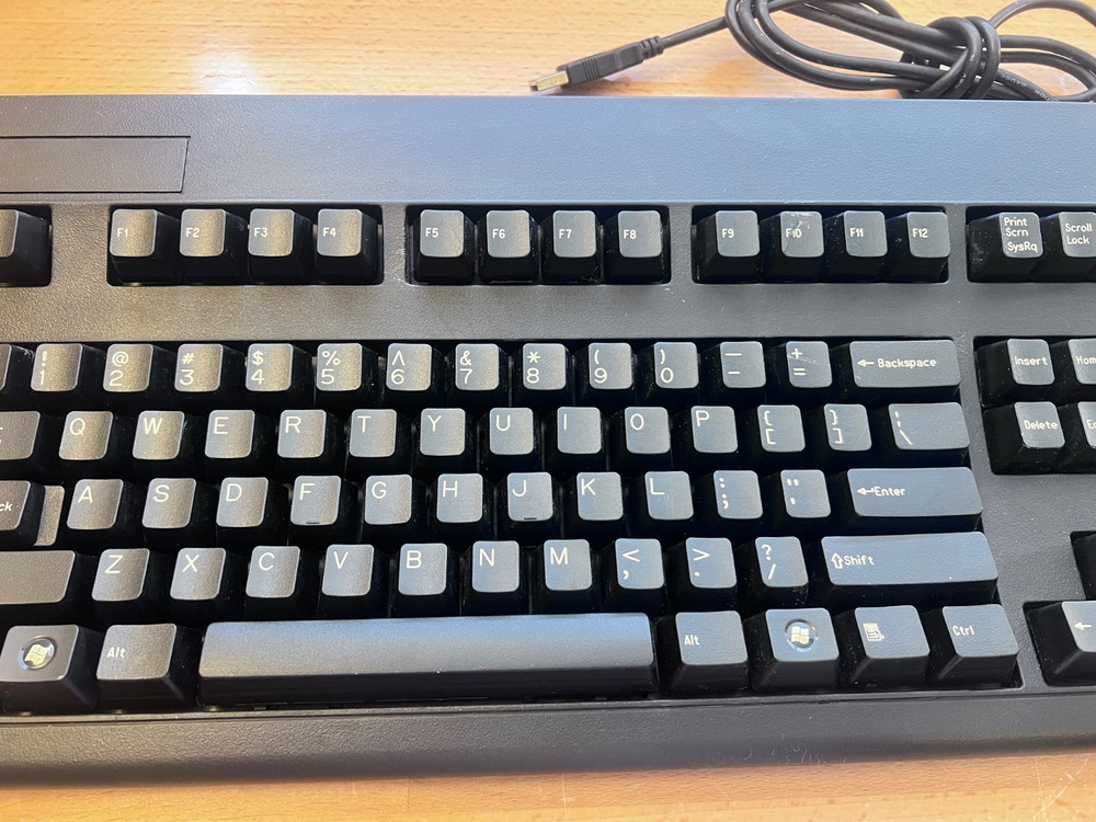 Key Tronic Arc Solutions Wired USB Keyboard E03600U2 Operator Keyboard TESTED