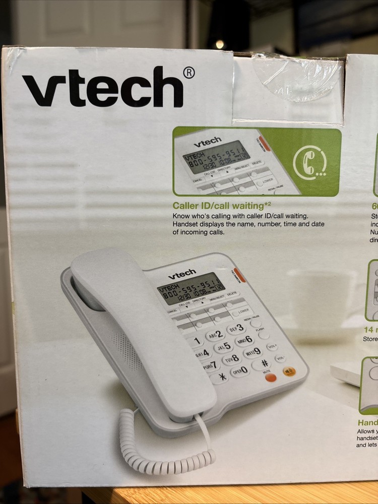 VTech CD1153 Corded Telephone - White
