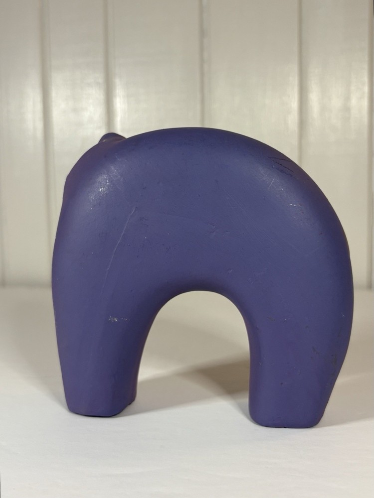 Laurel Burch Arching Ceramic Cat Purple